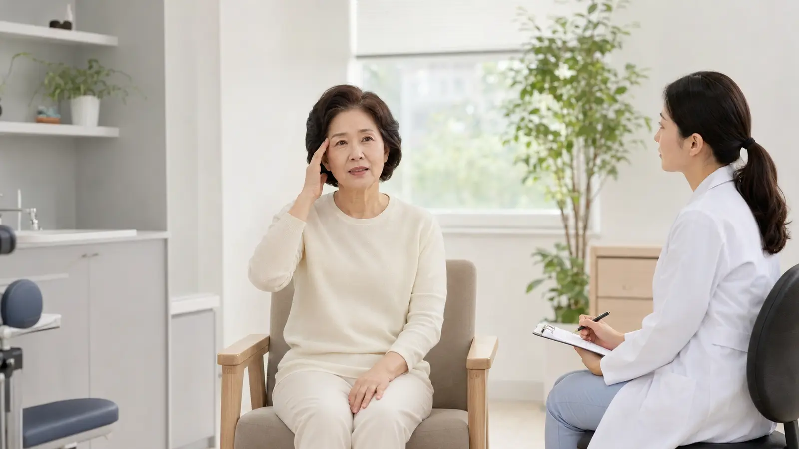 어지럼증의 원인을 시간과 유발 상황 및 동반 증상으로 구분하는 굿모닝의학칼럼 이미지