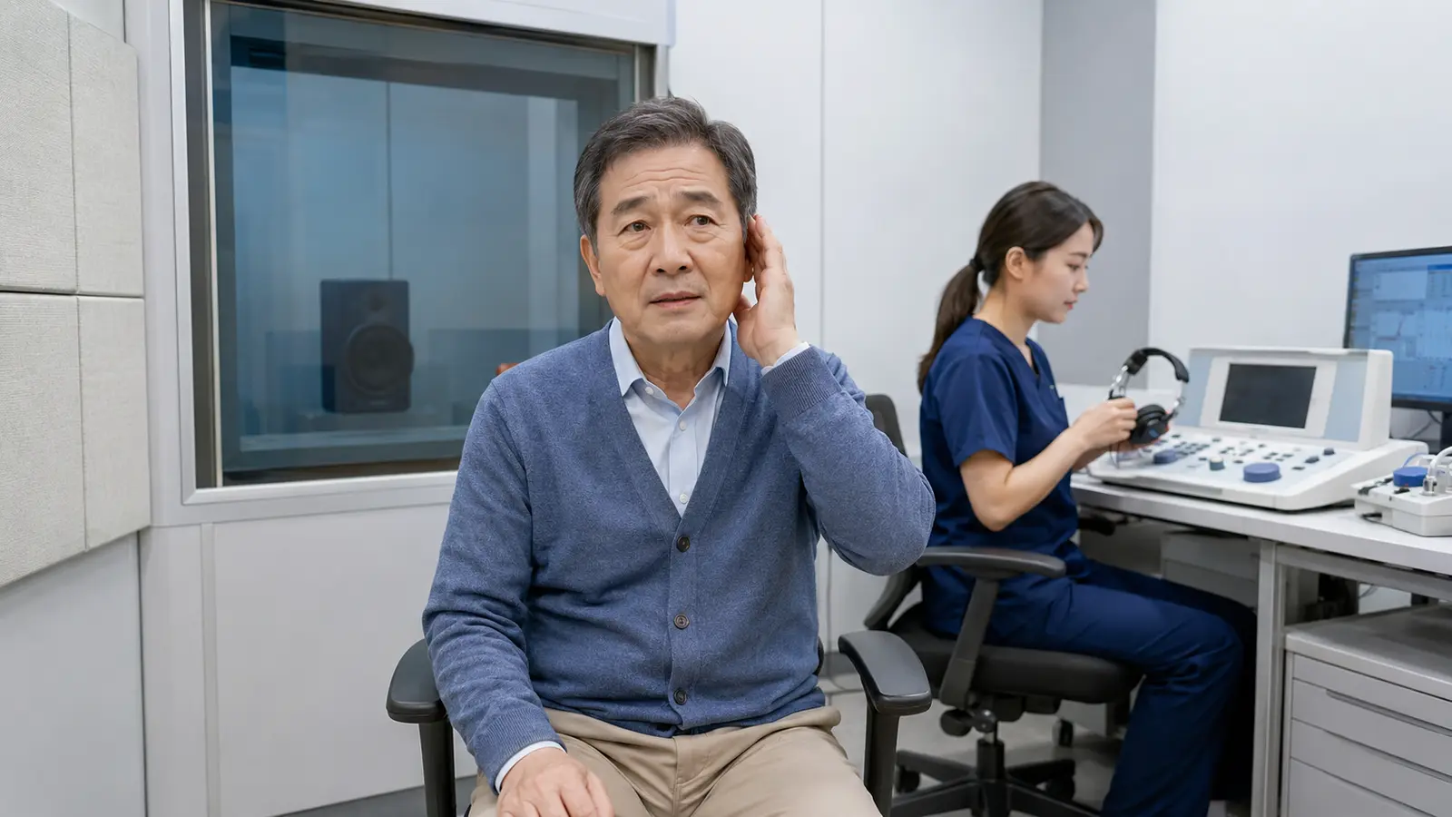 돌발성 난청의 증상과 청력검사를 설명하는 굿모닝의학칼럼 대표 이미지