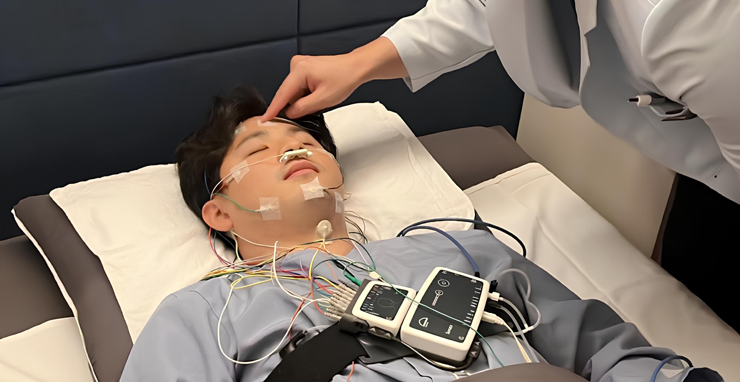 서면굿모닝이비인후과에서 실제 수면다원검사를 받는 환자