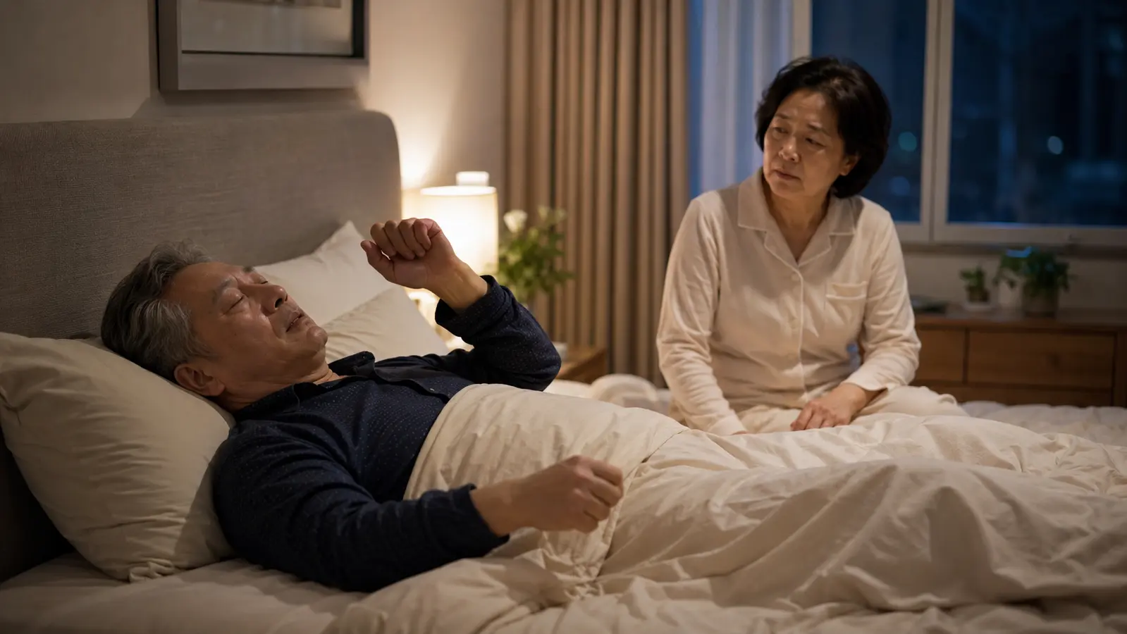 부산 렘수면행동장애 검사, 꿈 행동과 손상 위험을 확인합니다