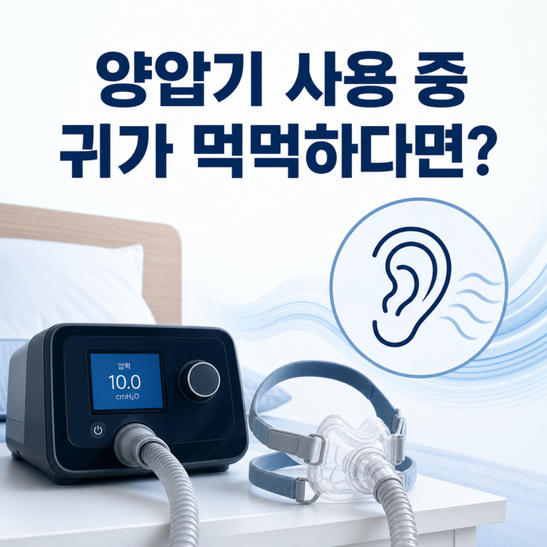 부산 수면클리닉, 양압기 사용 중 귀가 먹먹하거나 아프면 무엇을 확인할까요? | 서면굿모닝이비인후과