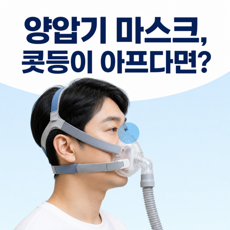 부산 수면클리닉, 양압기 마스크로 콧등과 피부가 아프면 어떻게 할까요? | 서면굿모닝이비인후과
