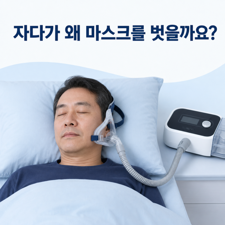 부산 수면클리닉, 자다가 양압기 마스크를 벗는 이유는? | 서면굿모닝이비인후과