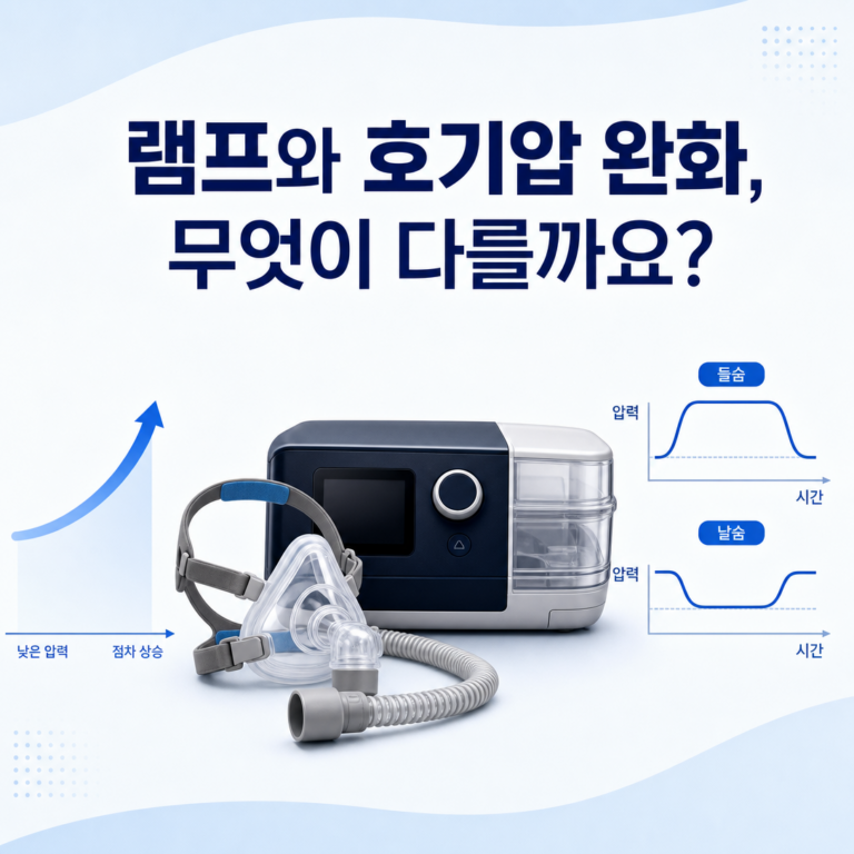 부산 수면클리닉, 양압기 램프 기능과 호기압 완화 기능은 어떻게 다를까요? | 서면굿모닝이비인후과