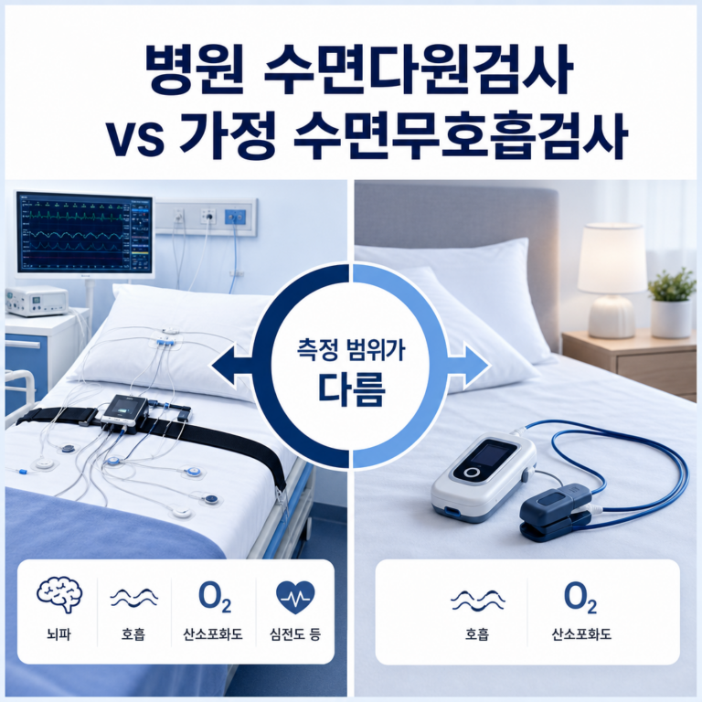 부산 수면다원검사, 병원 검사와 가정 수면무호흡검사는 무엇이 다를까요? | 서면굿모닝이비인후과