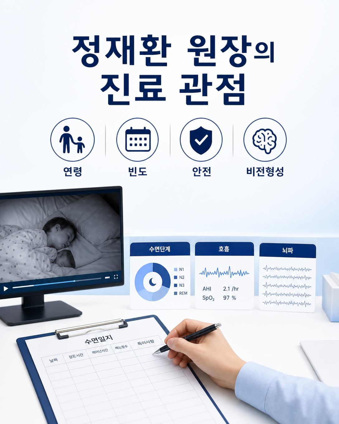 연령과 빈도, 안전, 비전형적 양상을 함께 살피는 정재환 원장의 진료 관점