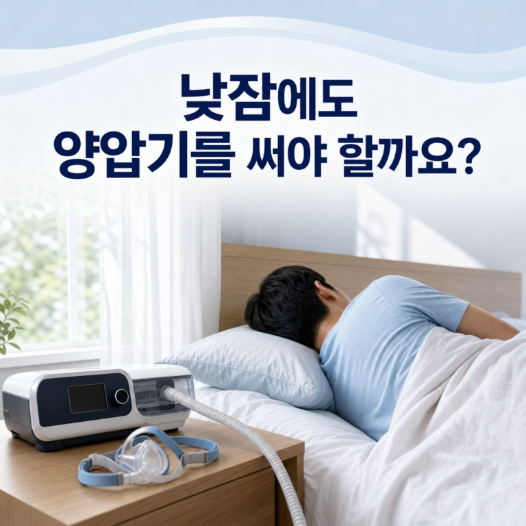 부산 수면클리닉, 낮잠에도 양압기를 써야 하나요? | 서면굿모닝이비인후과