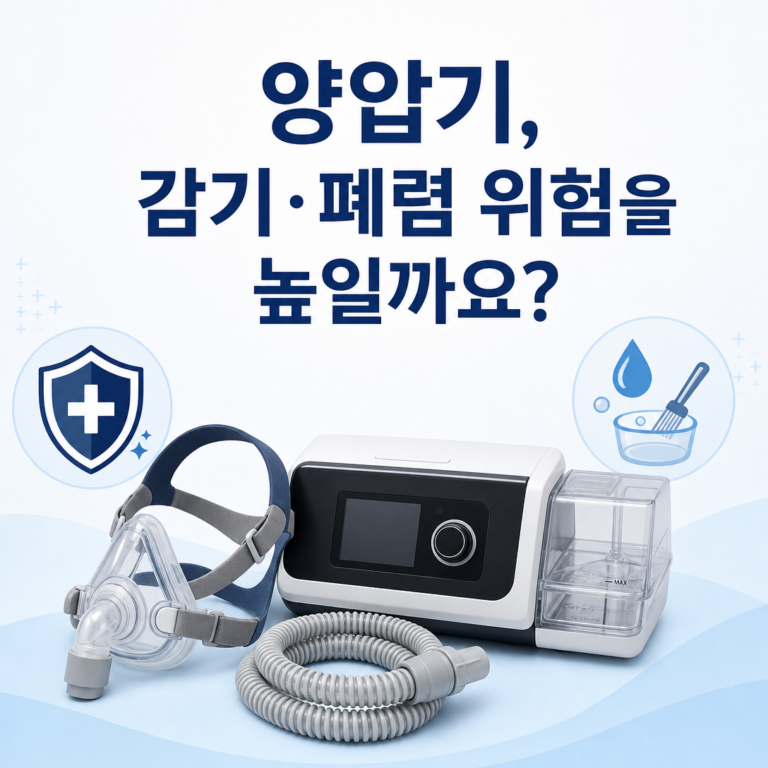 부산 수면클리닉, 양압기가 감기·폐렴 위험을 높이나요? | 서면굿모닝이비인후과
