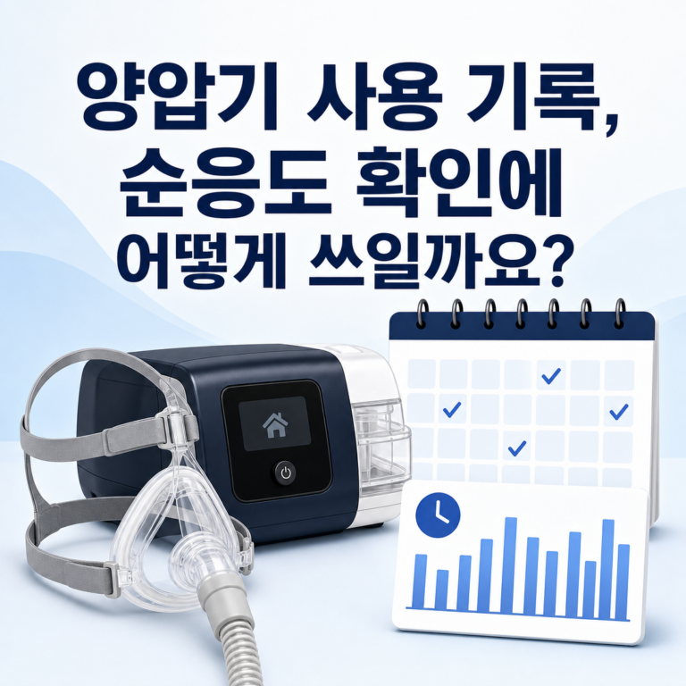 부산 수면클리닉, 양압기 사용 기록은 건강보험 순응도 확인에 어떻게 쓰이나요? | 서면굿모닝이비인후과