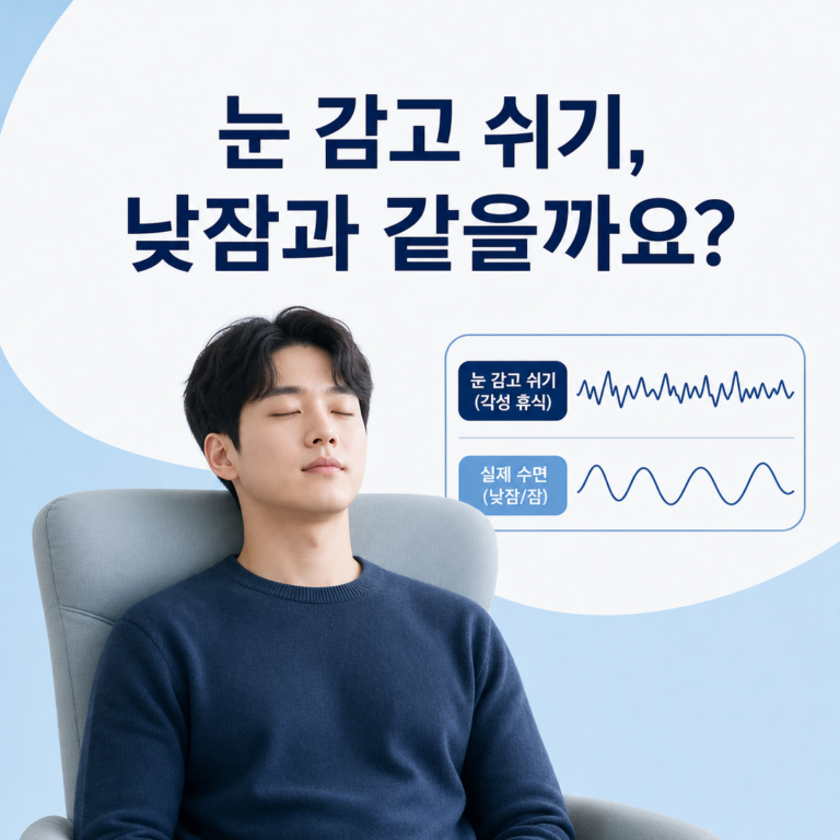부산 수면클리닉, 눈만 감고 쉬어도 낮잠과 같을까요? | 서면굿모닝이비인후과
