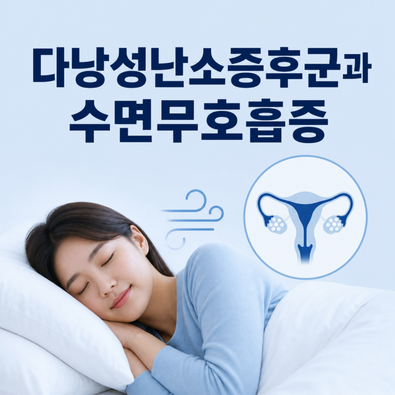 부산 수면다원검사, 다낭성난소증후군이 있으면 수면무호흡증을 확인해야 할까요? | 서면굿모닝이비인후과