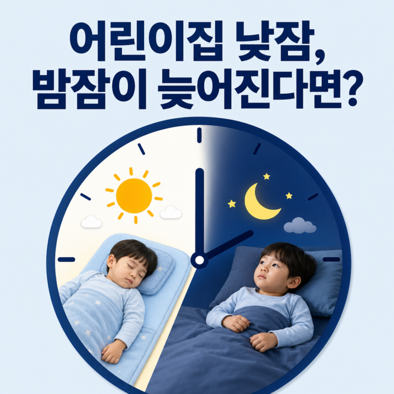 부산 수면클리닉, 어린이집 낮잠 때문에 늦게 자는 아이는 어떻게 조절할까요? | 서면굿모닝이비인후과