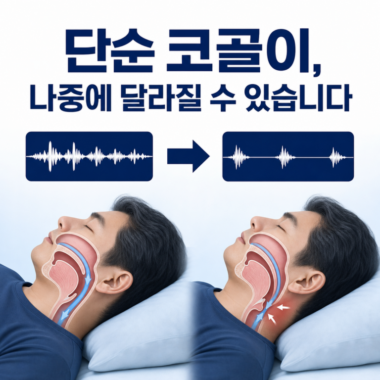 부산 코골이, 단순 코골이도 수면무호흡증으로 진행할 수 있나요? | 서면굿모닝이비인후과