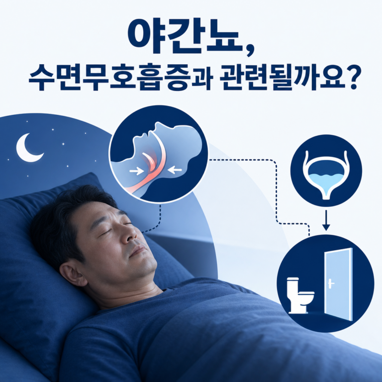 부산 수면클리닉, 수면무호흡증과 야간뇨는 관련이 있을까요? | 서면굿모닝이비인후과