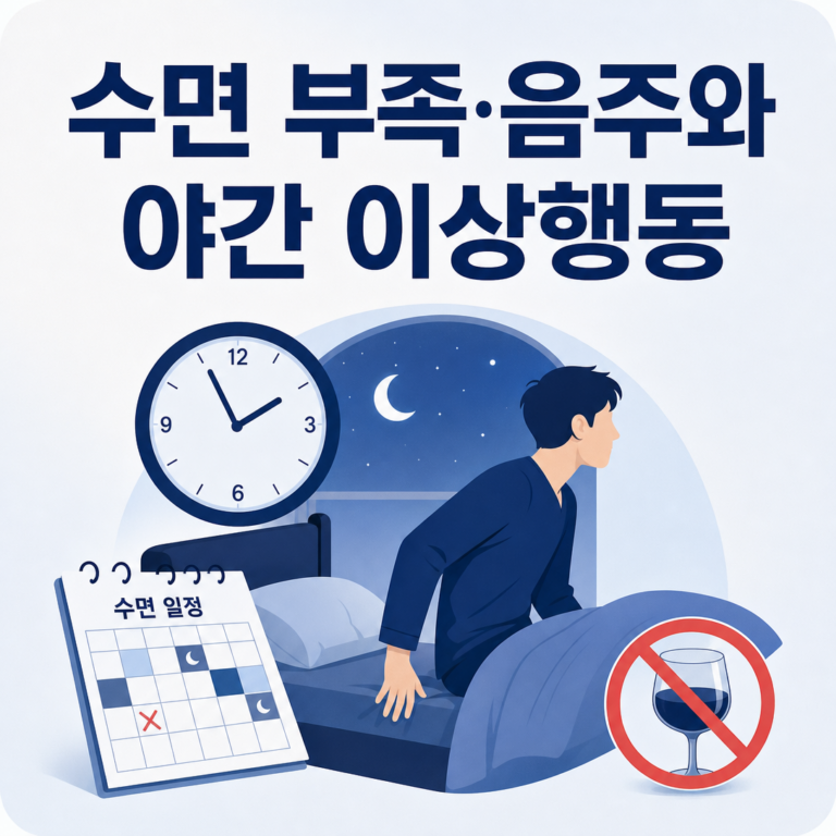 부산 수면클리닉, 수면 부족이나 음주가 몽유병을 유발할 수 있나요? | 서면굿모닝이비인후과