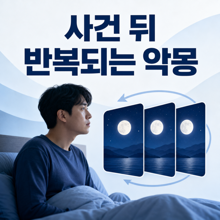 부산 수면클리닉, 충격적인 일 뒤 같은 악몽이 반복되면 어떻게 평가할까요? | 서면굿모닝이비인후과